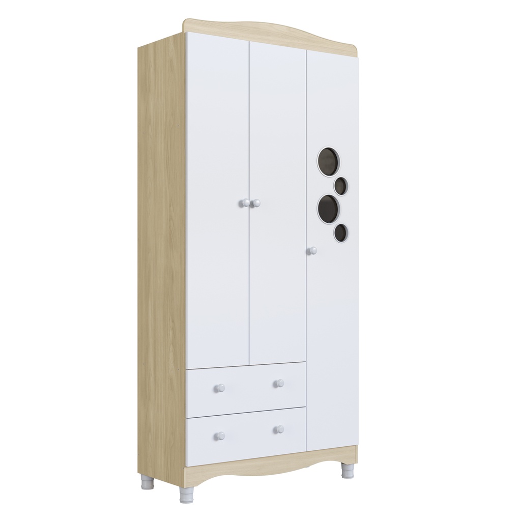 Closet Encanto 3 puertas 2 cajones