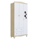 Closet Encanto 3 puertas 2 cajones