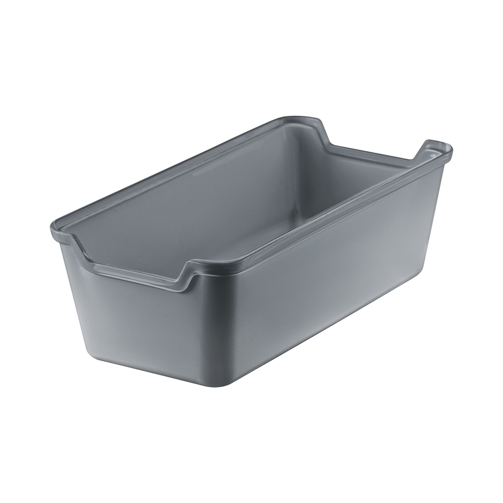 Caja organizadora plástico gris 17x8,5x5,5cm