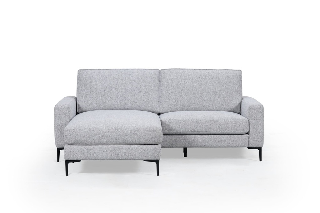 Sofá seccional Versatil gris claro