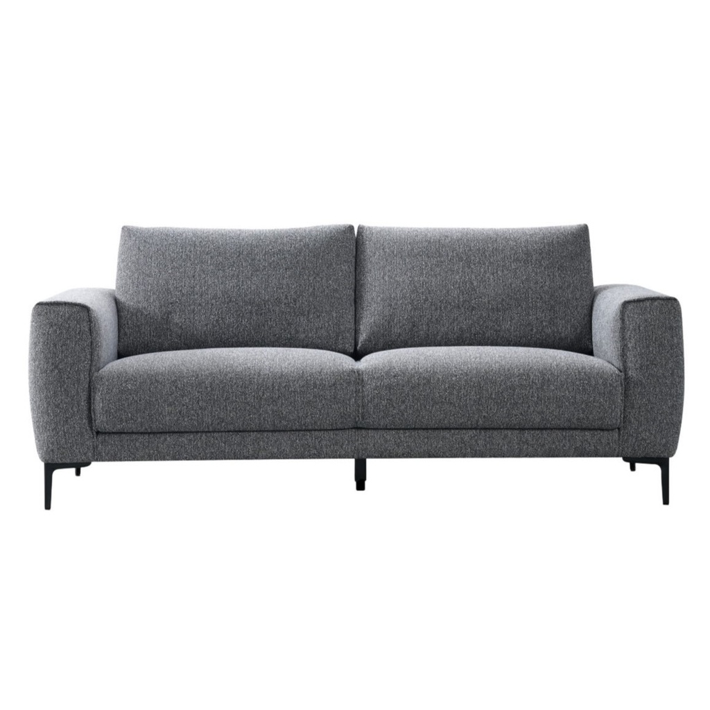 Sofá 3 cuerpos Smile gris oscuro