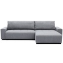 Sofa cama reversible seccional Essen gris claro