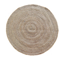 [230008970] Alfombra 90cm living yute circular nat/algod