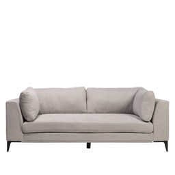 [230011085] Sofá 3 cuerpos Alara gris claro