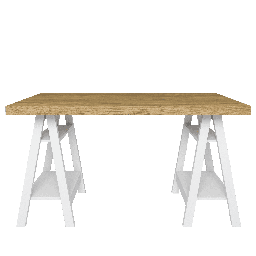 [230017934] Escritorio Art II 135x60x75 blanco