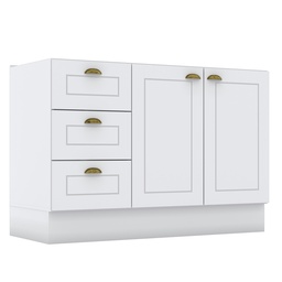 [230018937] Base cocina Americana blanco 120cm