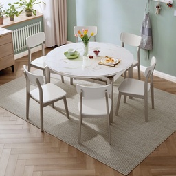 [230024801] Juego comedor redondo 6 sillas Alytus