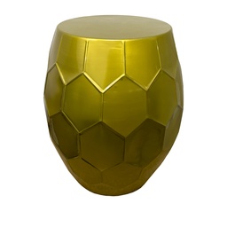 [230029161] Mesa lateral dorada 40x40x49cm