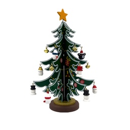 [230030642] Adorno árbol navidad 23cm decorativo madera
