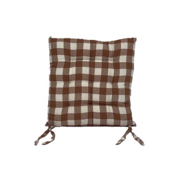 [230031279] Cojín 40x40cm rojo silla cuadros