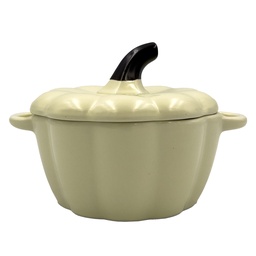 [230031919] Bowl cerámica calabaza con tapa 10,5cm