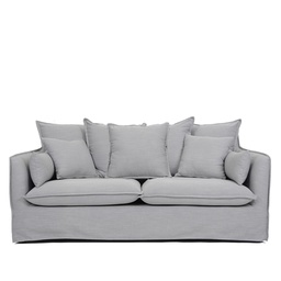[230032605] Sofa 2 cuerpos Hobart gris