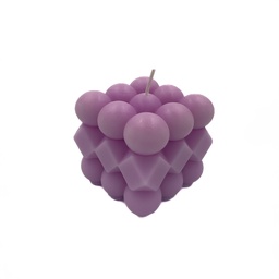 [230032804] Vela cubo rubik 6cm morado