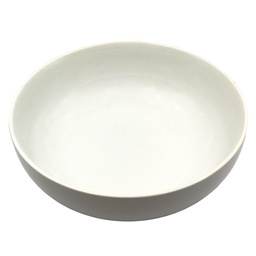 [230033311] Ensaladera cerámica blanca