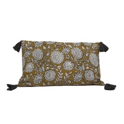 [230033344] Cojín 50x30cm print amarillo