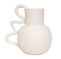[230034703] Florero cerámica Curve 19cm