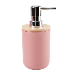 [230038849] Dispensador jabón plástico rosado bambú