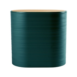 [230038878] Papelero plástico estriado burdeo