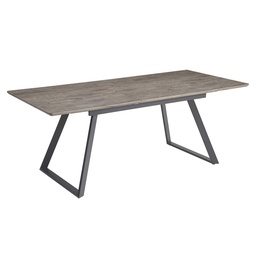 [230040080] Mesa comedor extensible Shelton gris