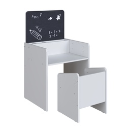 [230040938] Escritorio infantil con Silla Le Petit blanco