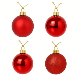 [230042107] Bola navidad 6cm 20pcs rojo