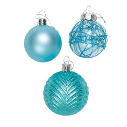 [230042131] Bola navidad 6cm 20pcs celeste