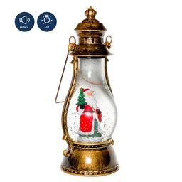 [230042186] Farol navidad con luz y sonido 30cm