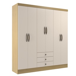 [230044029] Closet 6 puertas Madrid Canary/Off White