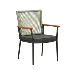 [230045357] Silla comedor terraza Concord verde