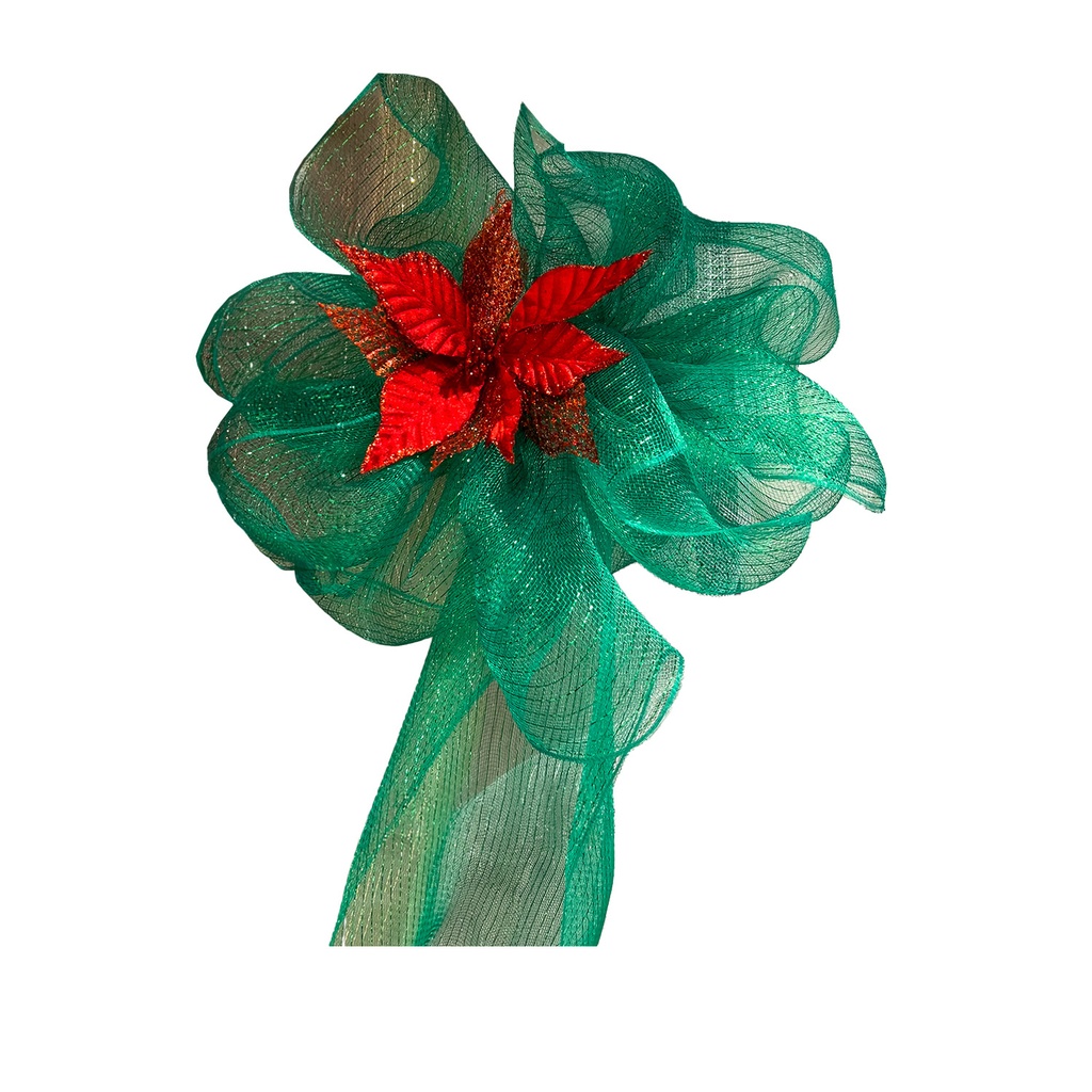 Malla Navidad verde 52x915cm