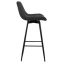 Silla bar Rabat negro