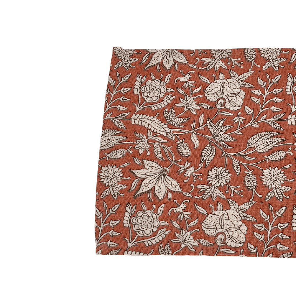 Individual flower print rojo 33x45cm