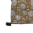 Cojín print amarillo 45x45cm