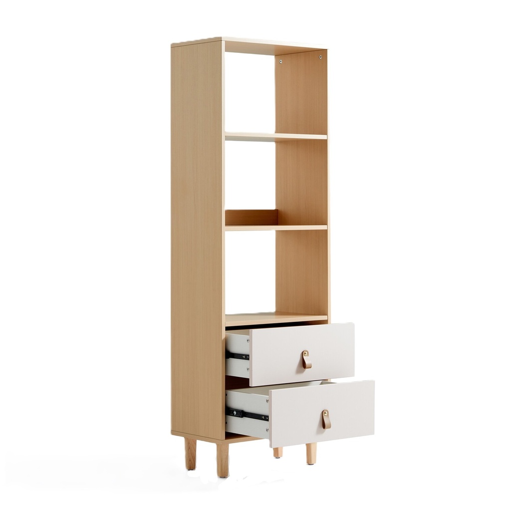 Estante 2 cajones Mila 151cm