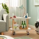 Mesa lateral 2 niveles