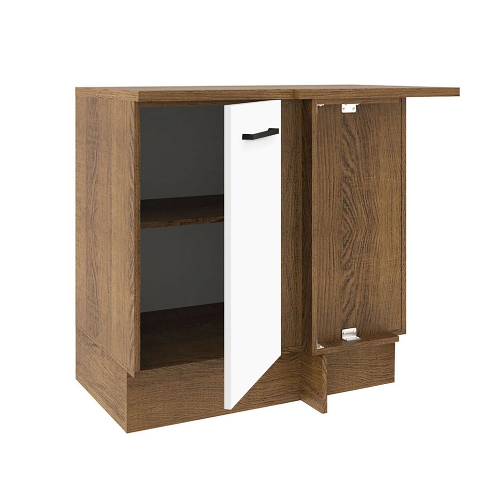 Base esquinero Agata blanco 1 puerta 94cm