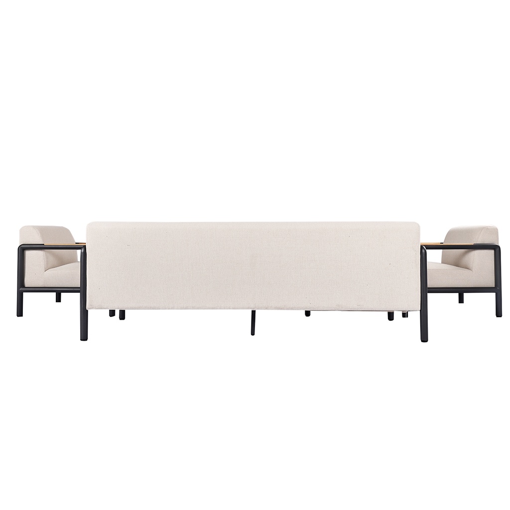 Juego living terraza Boreal 3-1-1