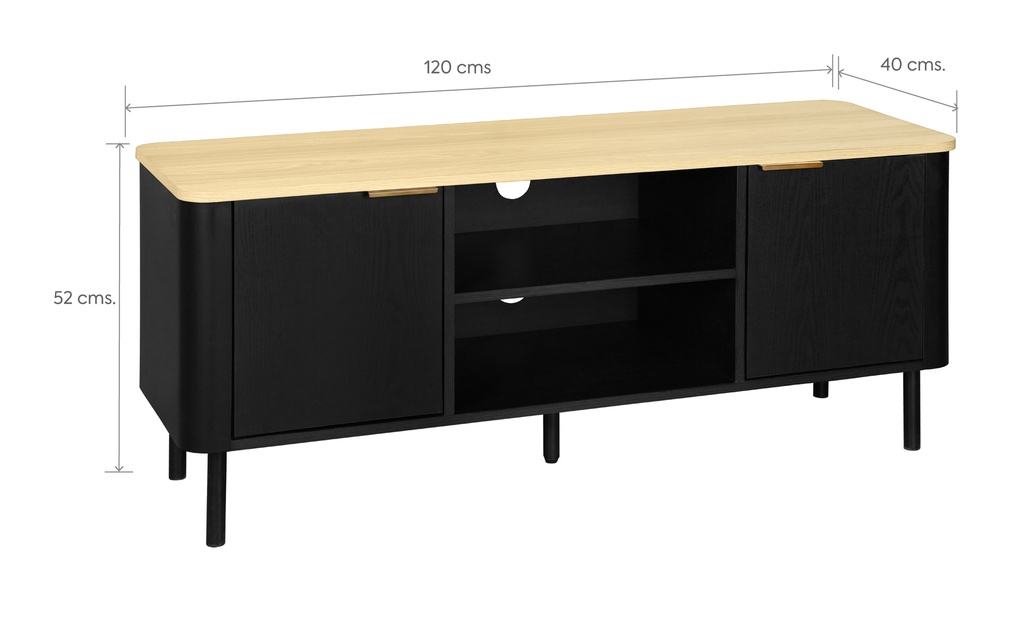 Rack TV Kairi 2 puertas