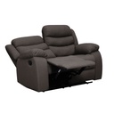 Sofá reclinable 2 cuerpos Boston café 