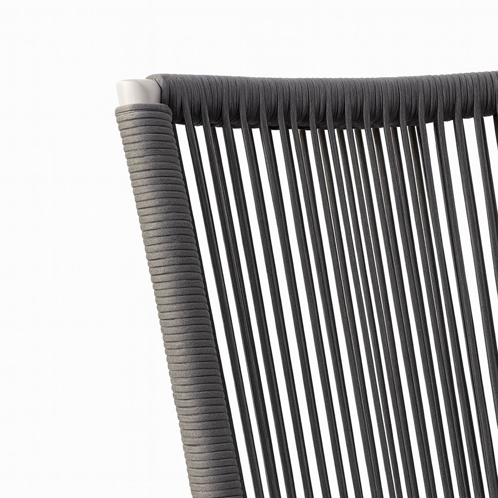 Silla comedor terraza Concord gris oscuro