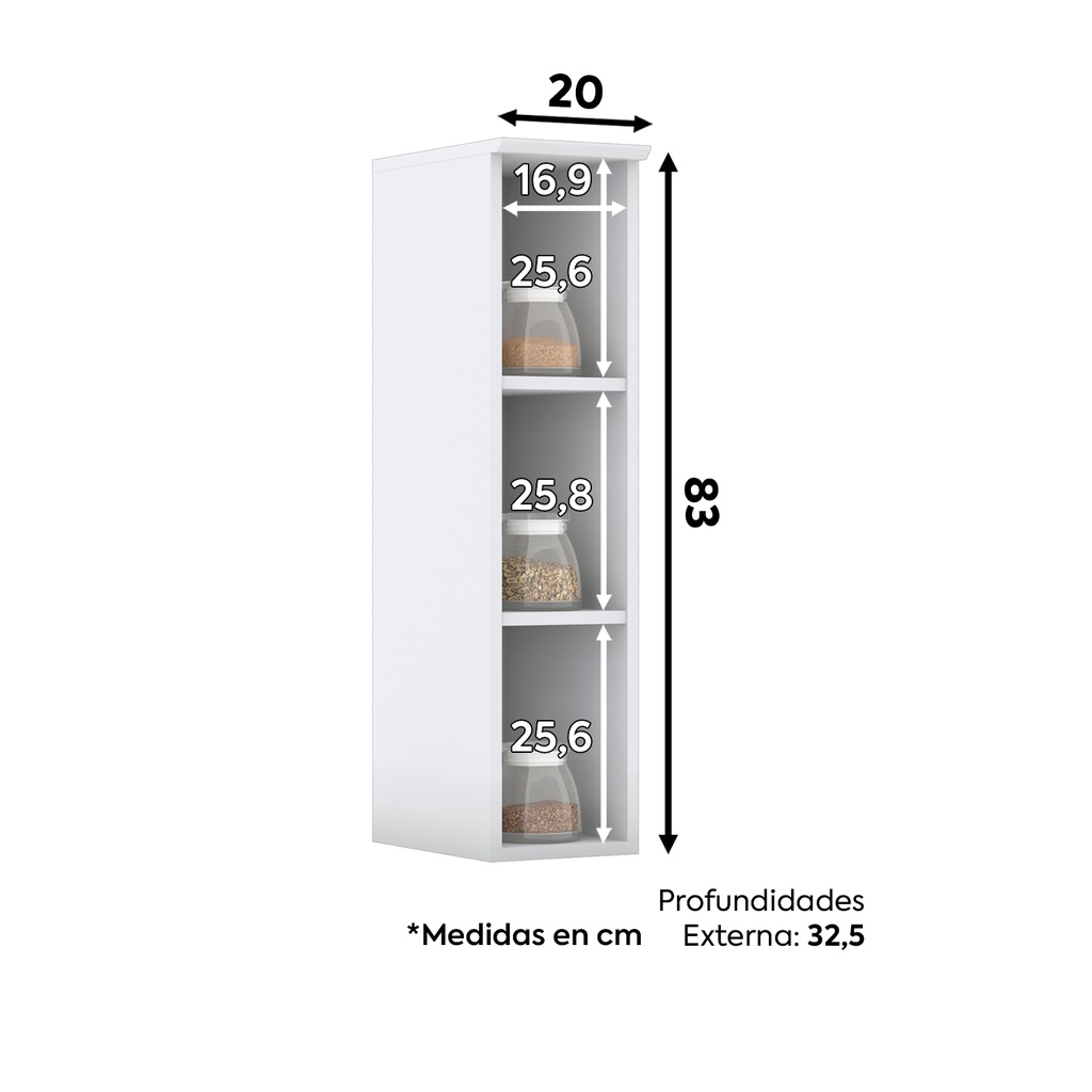 Aéreo Condimentos Americana 20cm