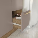 Base cocina Botanic 2 puertas gris 120cm