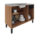 Base cocina Thalita 2 puertas 3 cajones 120cm