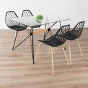 Silla Cloe negro