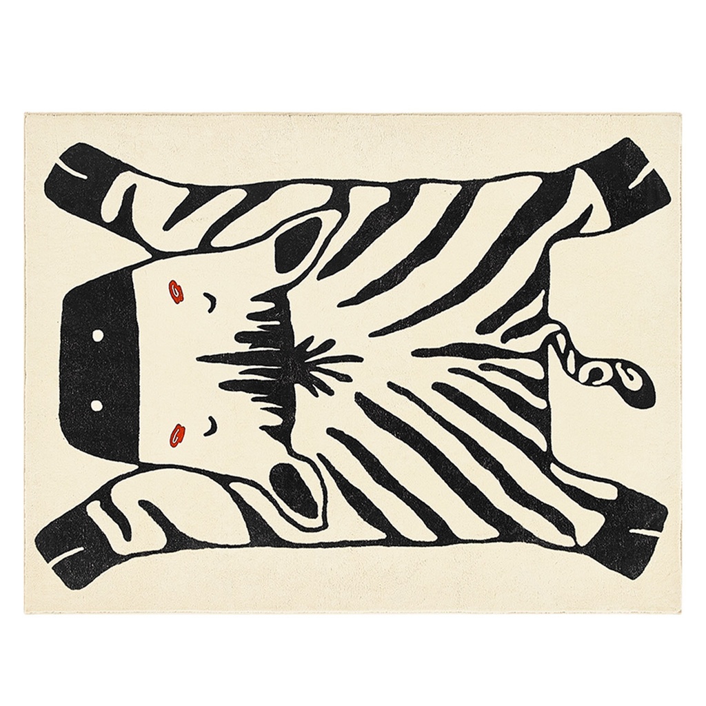 Alfombra infantil 120x160cm cebra