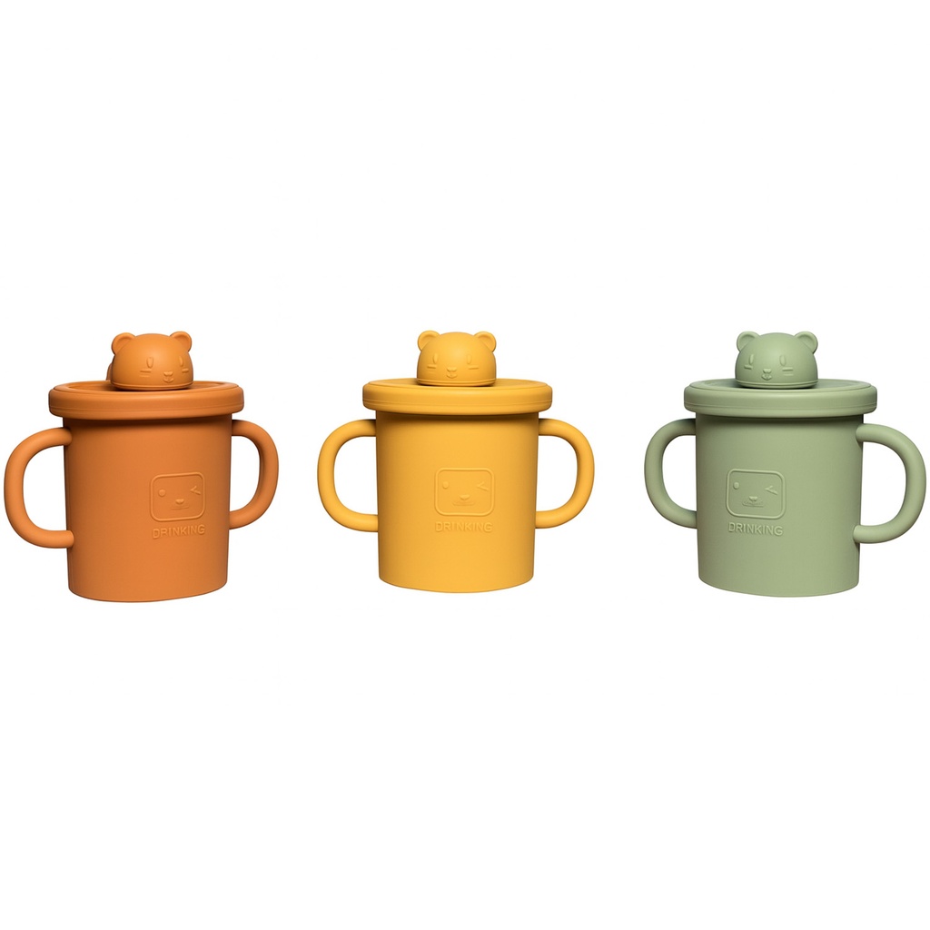 Vaso infantil silicona animales 500 ml