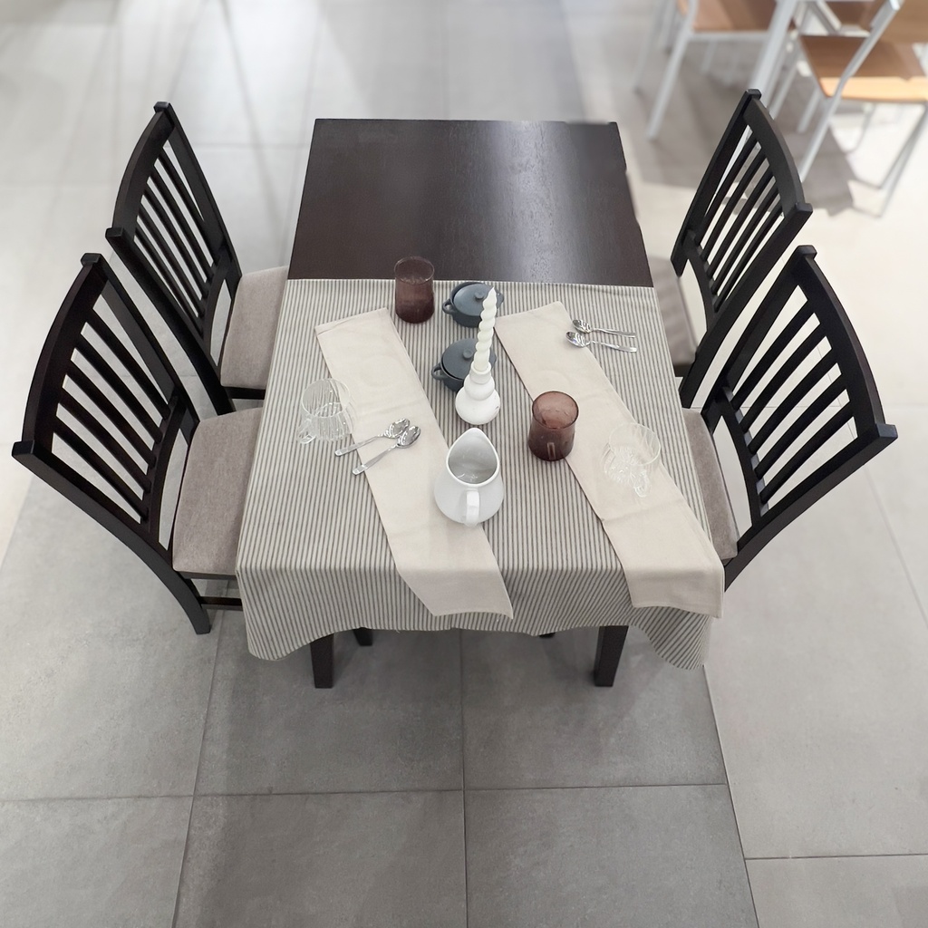 Juego Comedor 4 sillas Jacobina