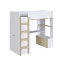 Cama Elevada Multifuncional 1 plaza 190x90cm