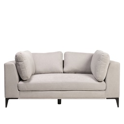 [230011084] Sofá 2 cuerpos Alara gris claro