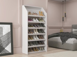 [230010166] Zapatero 7 niveles Ravenna blanco